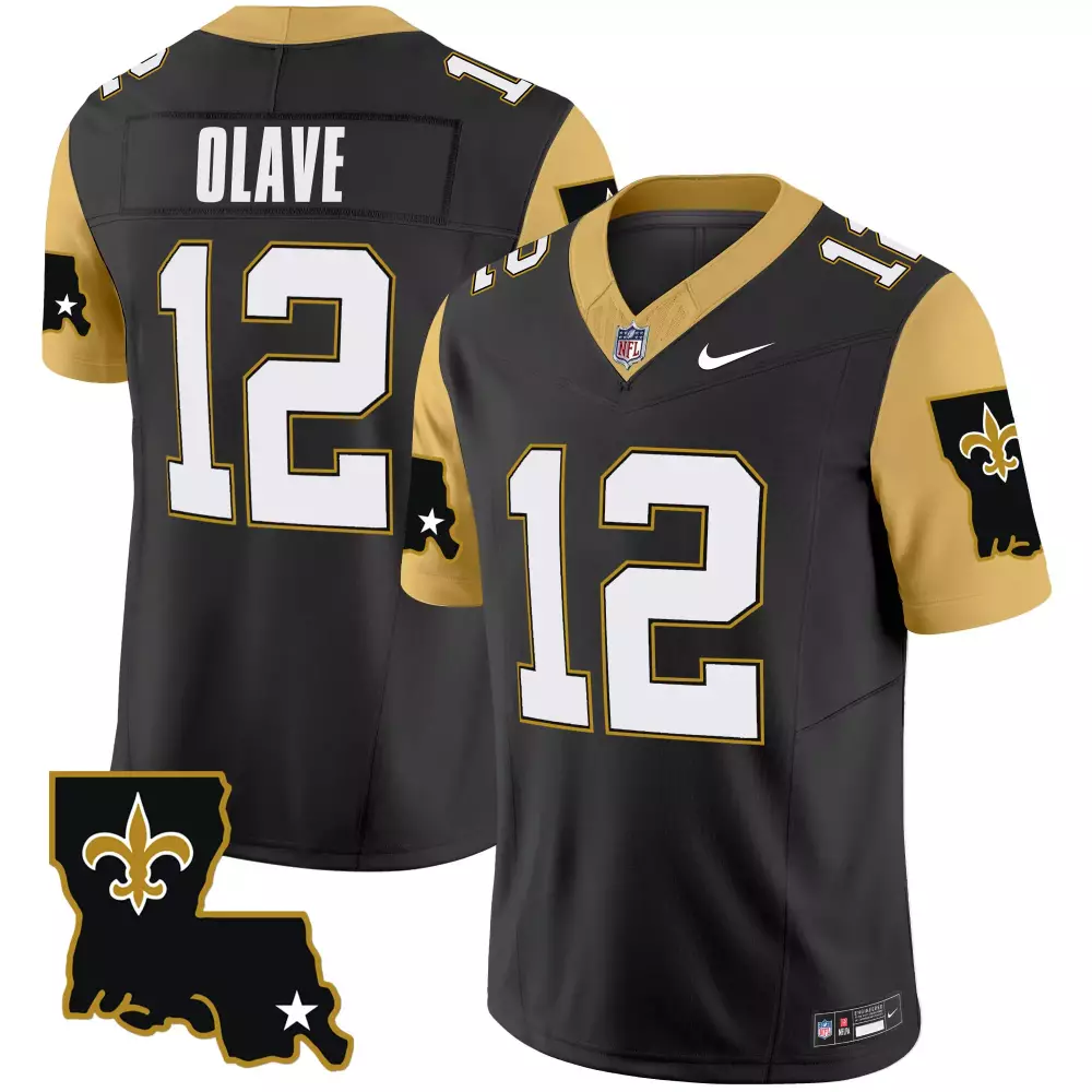 Chris Olave Black Men's New Orleans Saints 1987 Legacy Vapor Limited Jersey V2 | All Stitched | Exclusive Fan Gear | For Men, Women & Youth