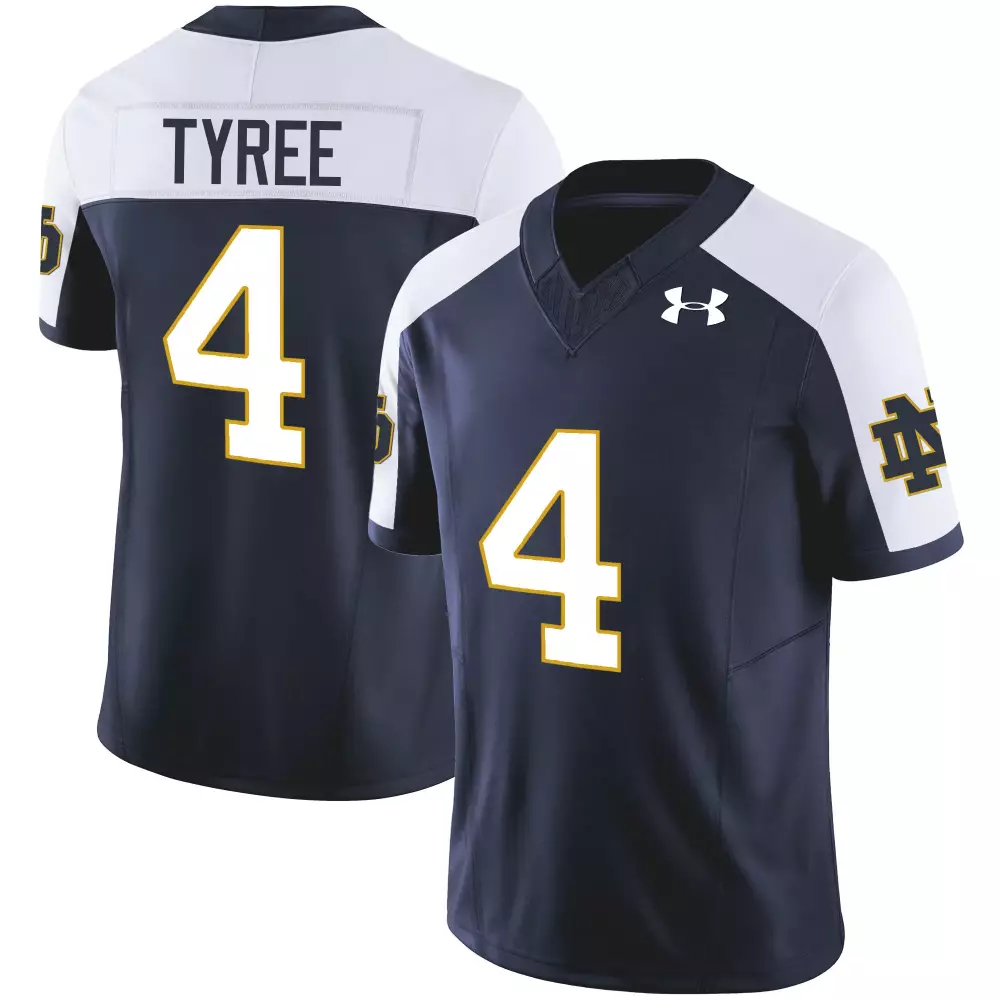 chris tyree alternate mens notre dame fighting irish vapor limited jersey all stitched