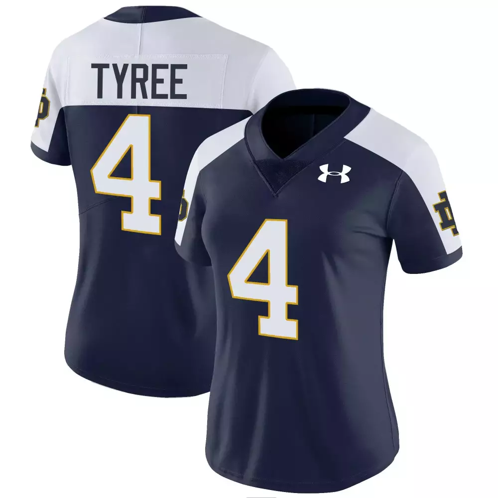 chris tyree alternate mens notre dame fighting irish vapor limited jersey all stitched
