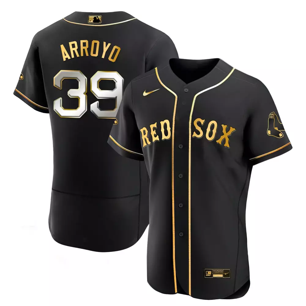 christian arroyo flex gray mens boston red sox gold trim jersey all stitched