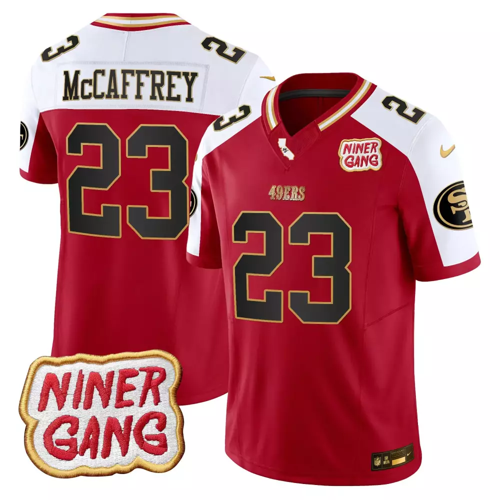 christian mccaffrey air force womens san francisco 49ers 2024 salute to service establishment year patch vapor limited j