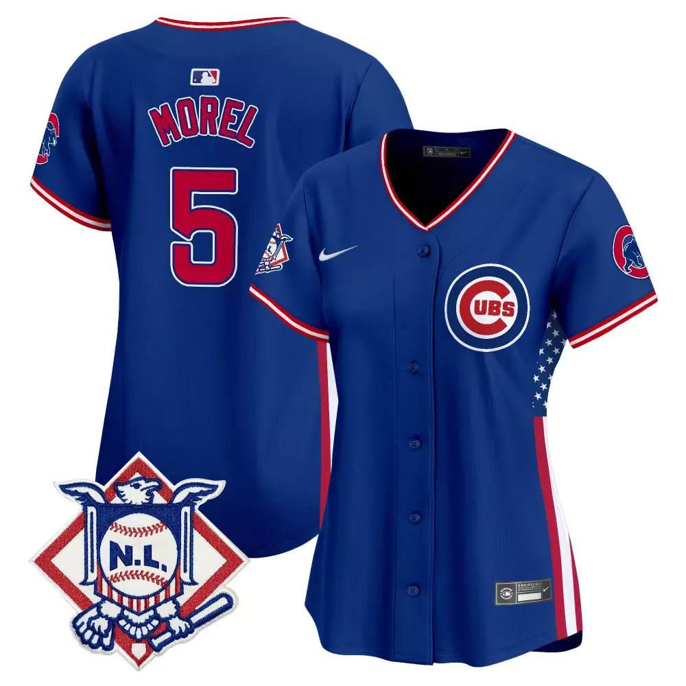 christopher morel royal unisex chicago cubs halloween skull pile vapor premier limited jersey printed