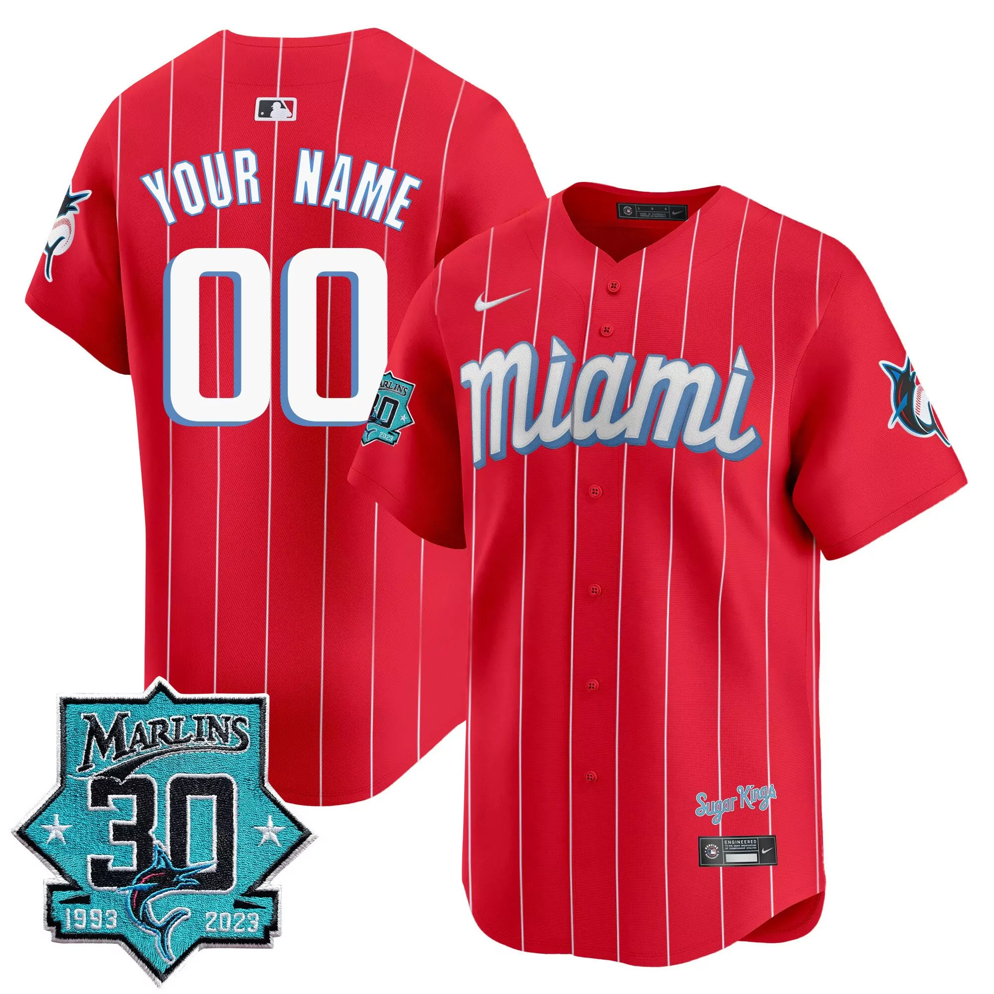 black men miami marlins 30 seasons anniversary patch vapor premier limited custom jersey all stitched