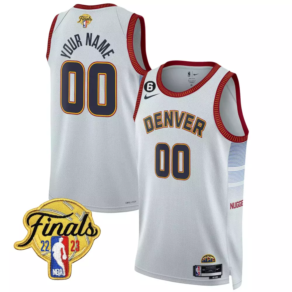 city men denver nuggets 2023 finals patch collection custom jersey all stitched