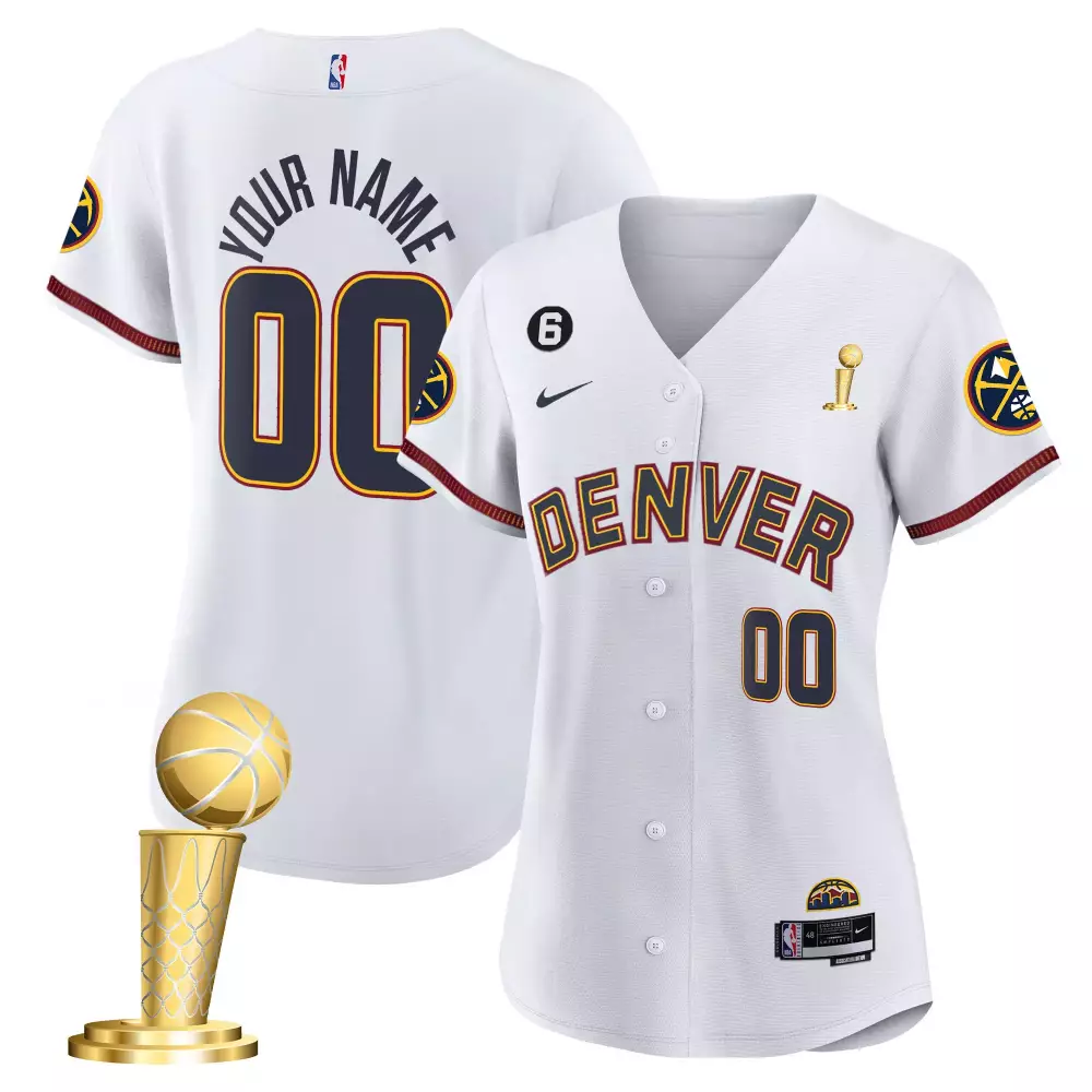 city women denver nuggets 2023 champions flex base custom jersey all stitched