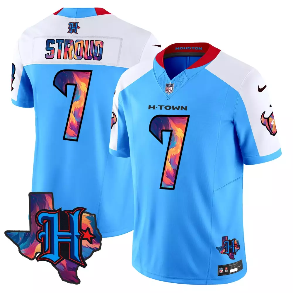 CJ Stroud Houston Texans 2024 Arctic Camo Salute to Service Jersey | Limited Edition Stitched | Fan Gear for Youth