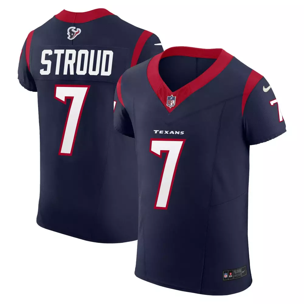 CJ Stroud Texans 2024 Navy Vapor Elite Jersey | Stitched Fan Gear | For Men, Women & Youth