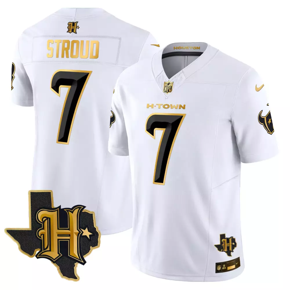 cj stroud split womens houston texans 2024 texas patch vapor limited jersey v2 all stitched