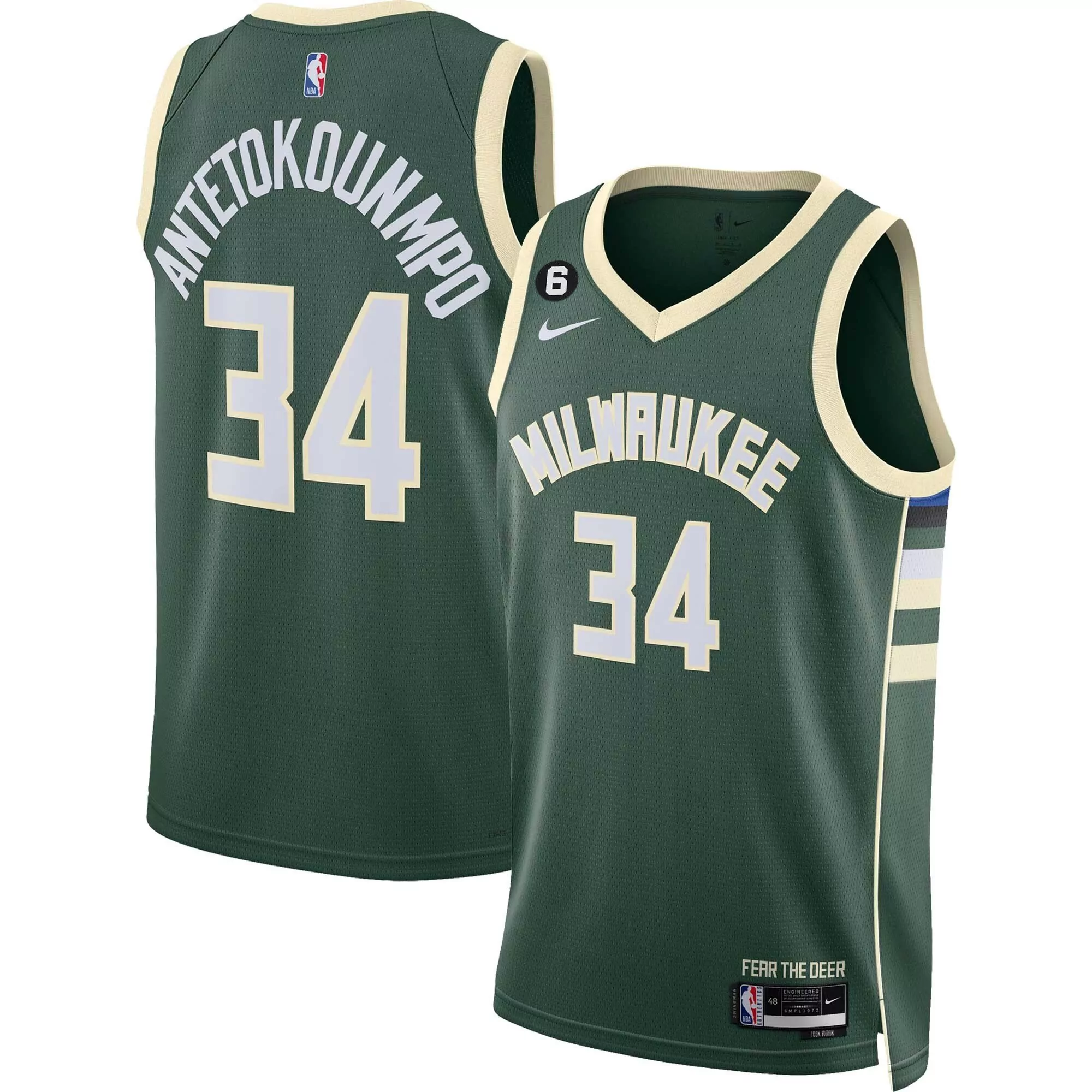 classic youth mens milwaukee bucks 6 patch collection jersey all stitched