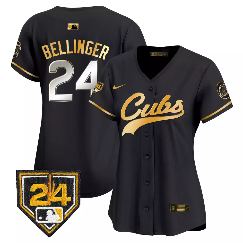 cody bellinger black gold mens chicago cubs spring training illinois patch vapor premier limited jersey all stitched