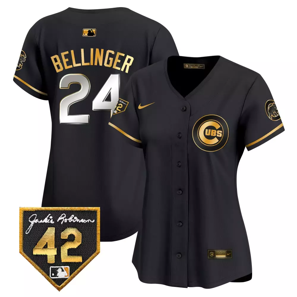 cody bellinger black gold mens chicago cubs spring training illinois patch vapor premier limited jersey all stitched