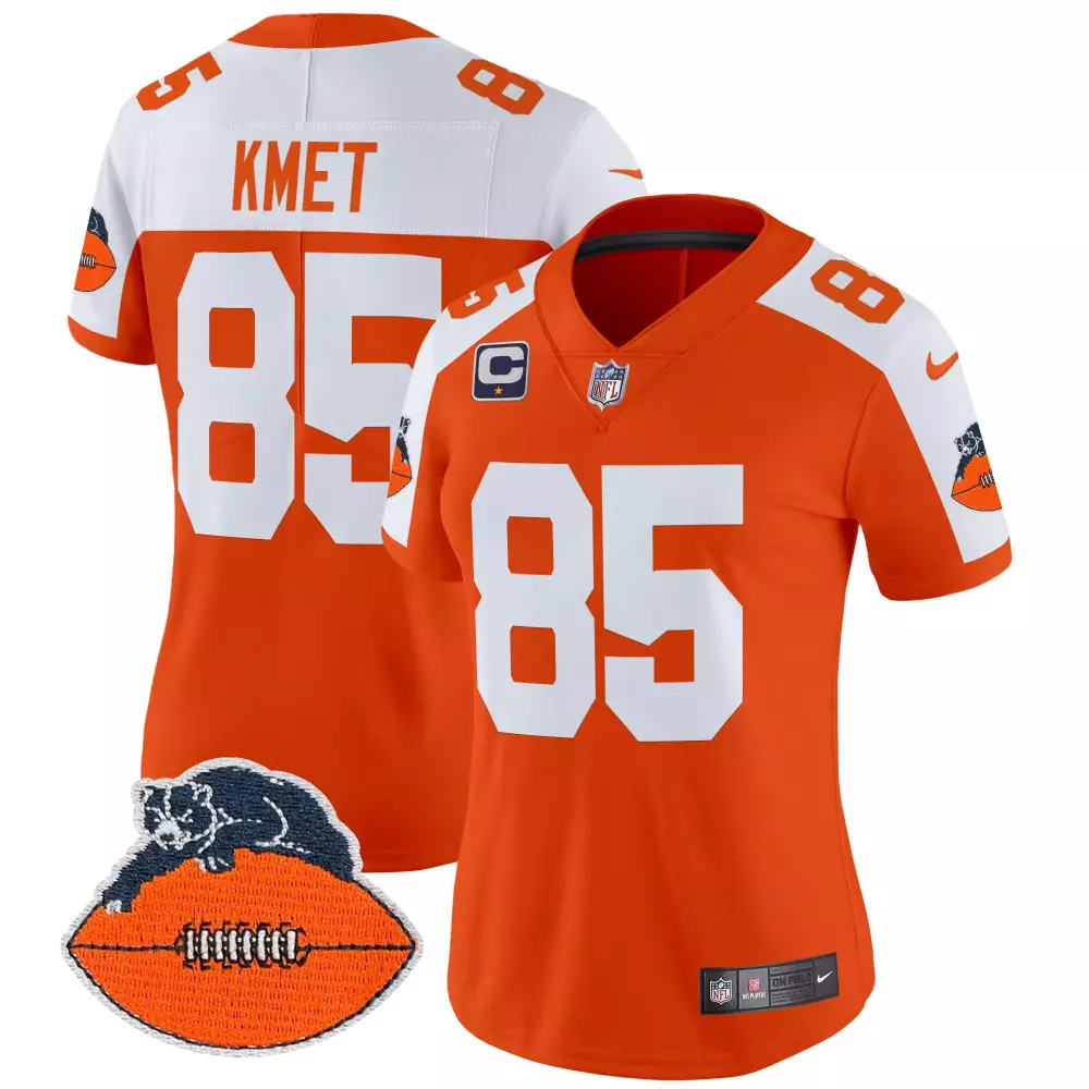 Cole Kmet Chicago Bears Women's Throwback Vapor Limited Jersey | Stitched Design | Perfect for Game Day | For Men, Women & Youth