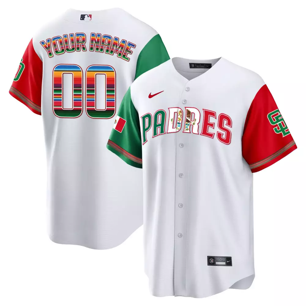 Mexico Men's Padres Jersey | Custom Stitched Cool Base | Limited Edition Fan Gear | For Men, Women & Youth
