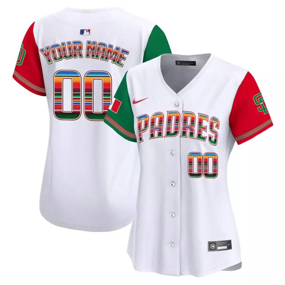 color sleeves women san diego padres mexico premier limited custom jersey all stitched