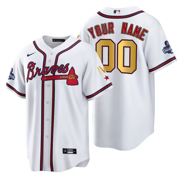 24 Atlanta Braves Women's Jersey | Stitched White Vapor 2023 Edition | For Women & Youth