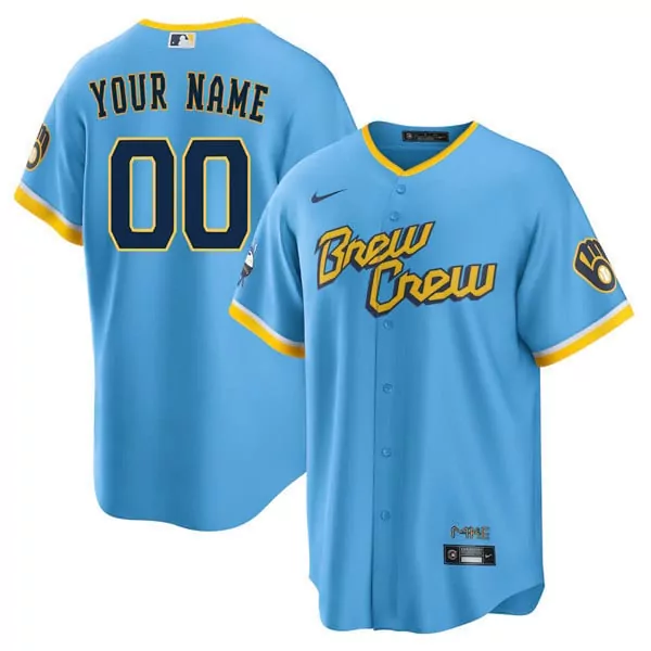 cool base women milwaukee brewers city connect custom jersey all stitched