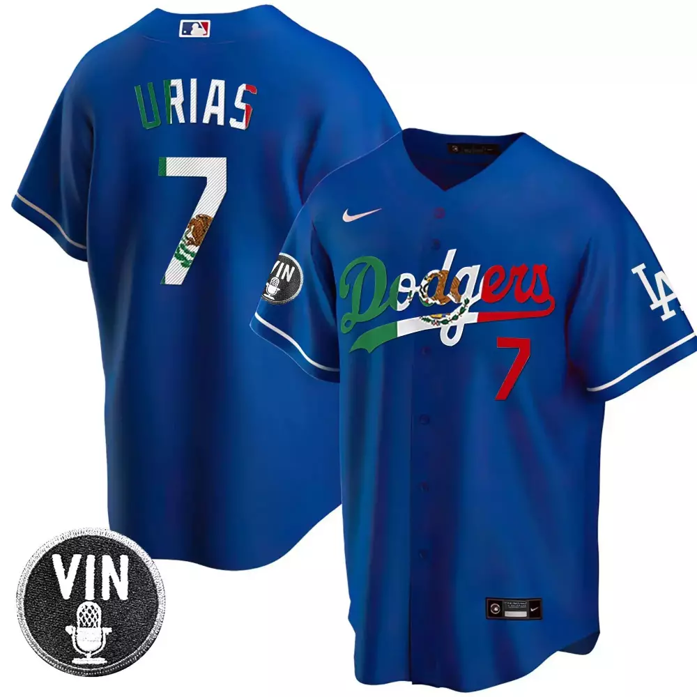 Youth Julio Urias Mexico Special Jersey | Los Angeles Dodgers Royal Stitched Fan Gear | Great Gift for Young Fans | For Men, Women & Youth