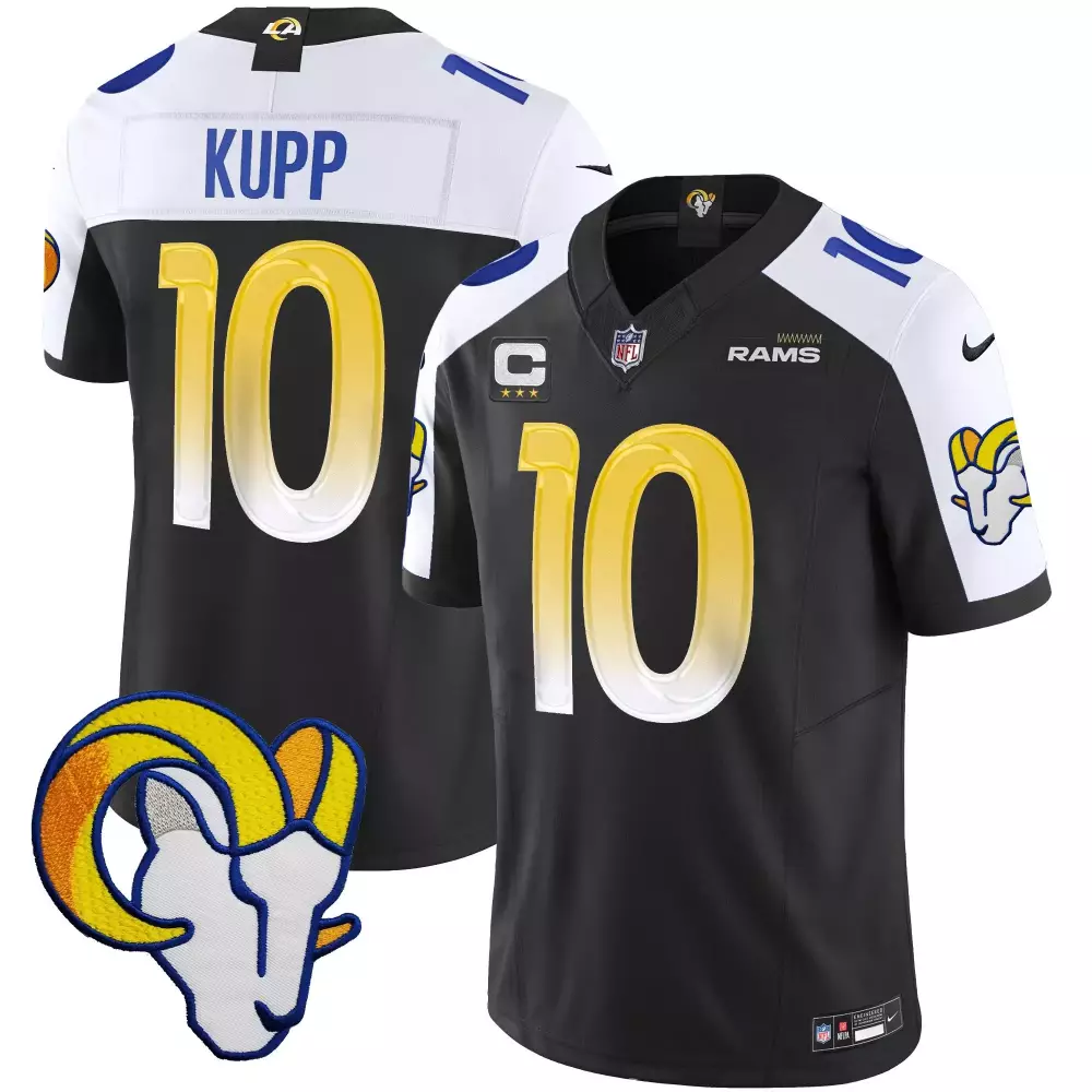 cooper kupp black alternate mens los angeles rams vapor limited jersey v2 all stitched