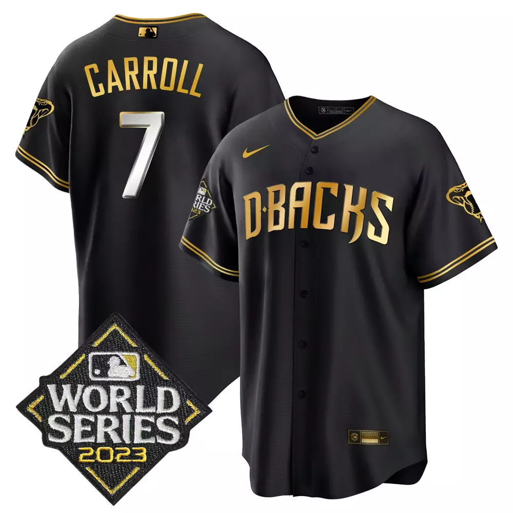 corbin carroll arizona state mens arizona diamondbacks arizona state 25th anniversary year patch jersey all stitched