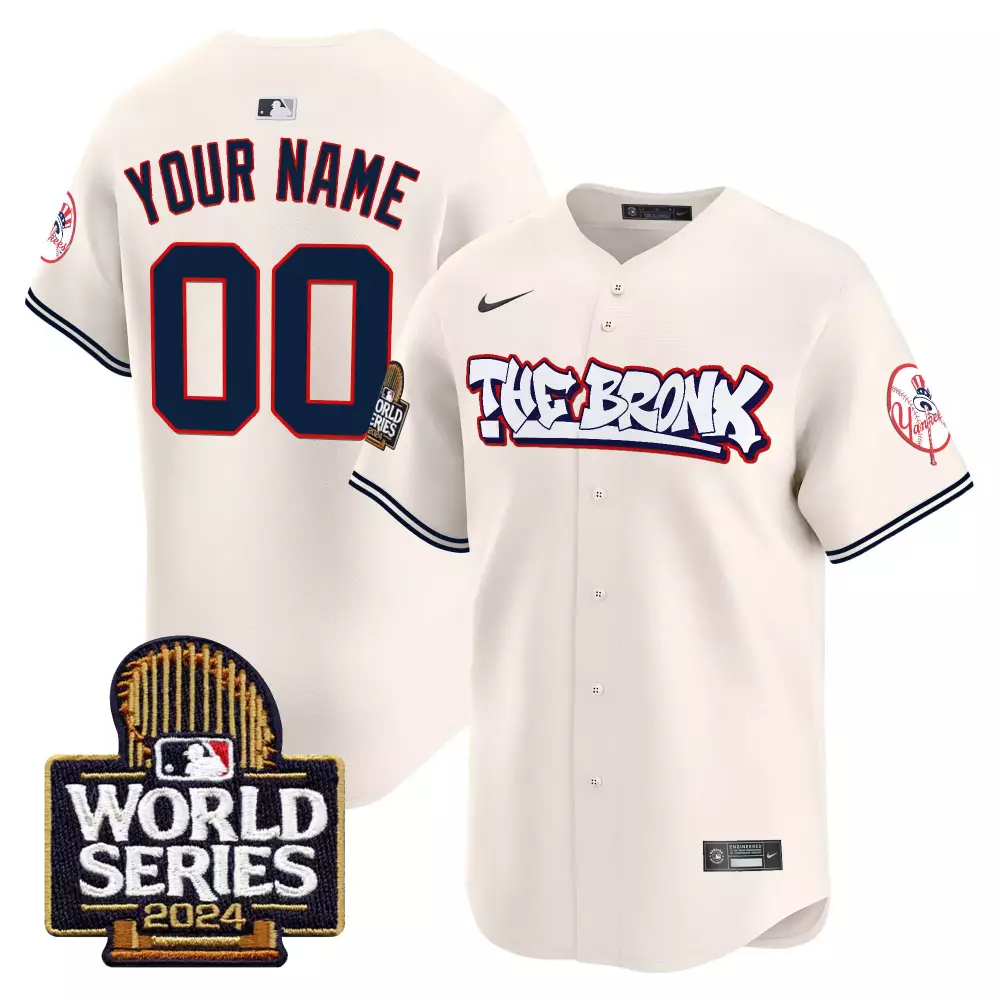 2024 World Series Bronx New York Yankees Cream Vapor Premier Jersey | Limited Edition | For Men, Women & Youth