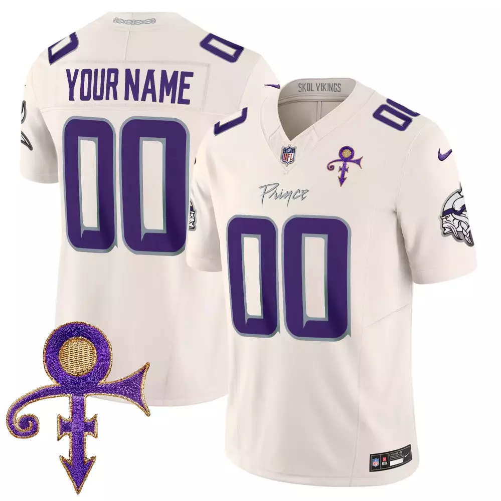 bud grant white womens vikings 2024 winter warrior skol patch vapor limited jersey v2 all stitched