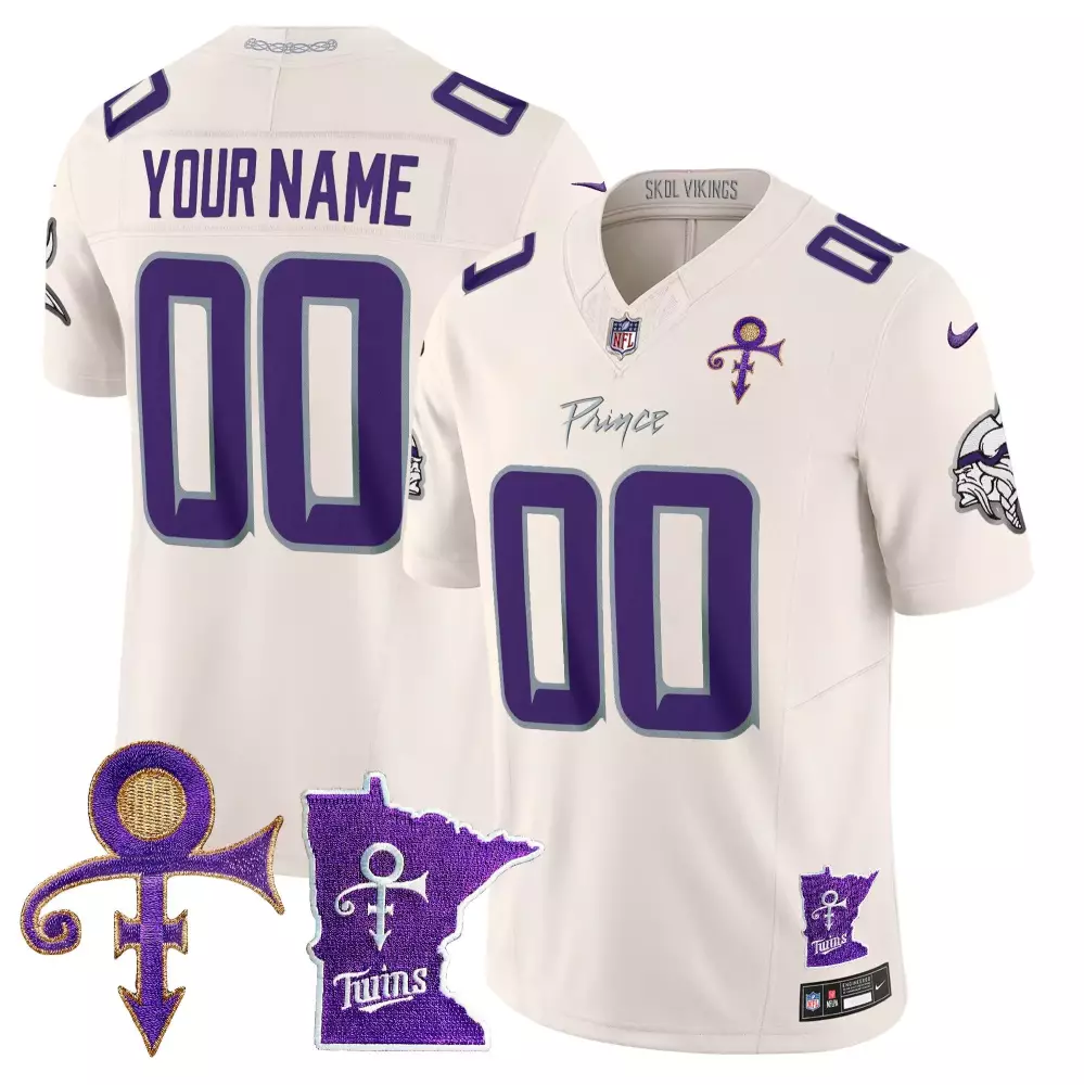 bud grant white womens vikings 2024 winter warrior skol patch vapor limited jersey v2 all stitched