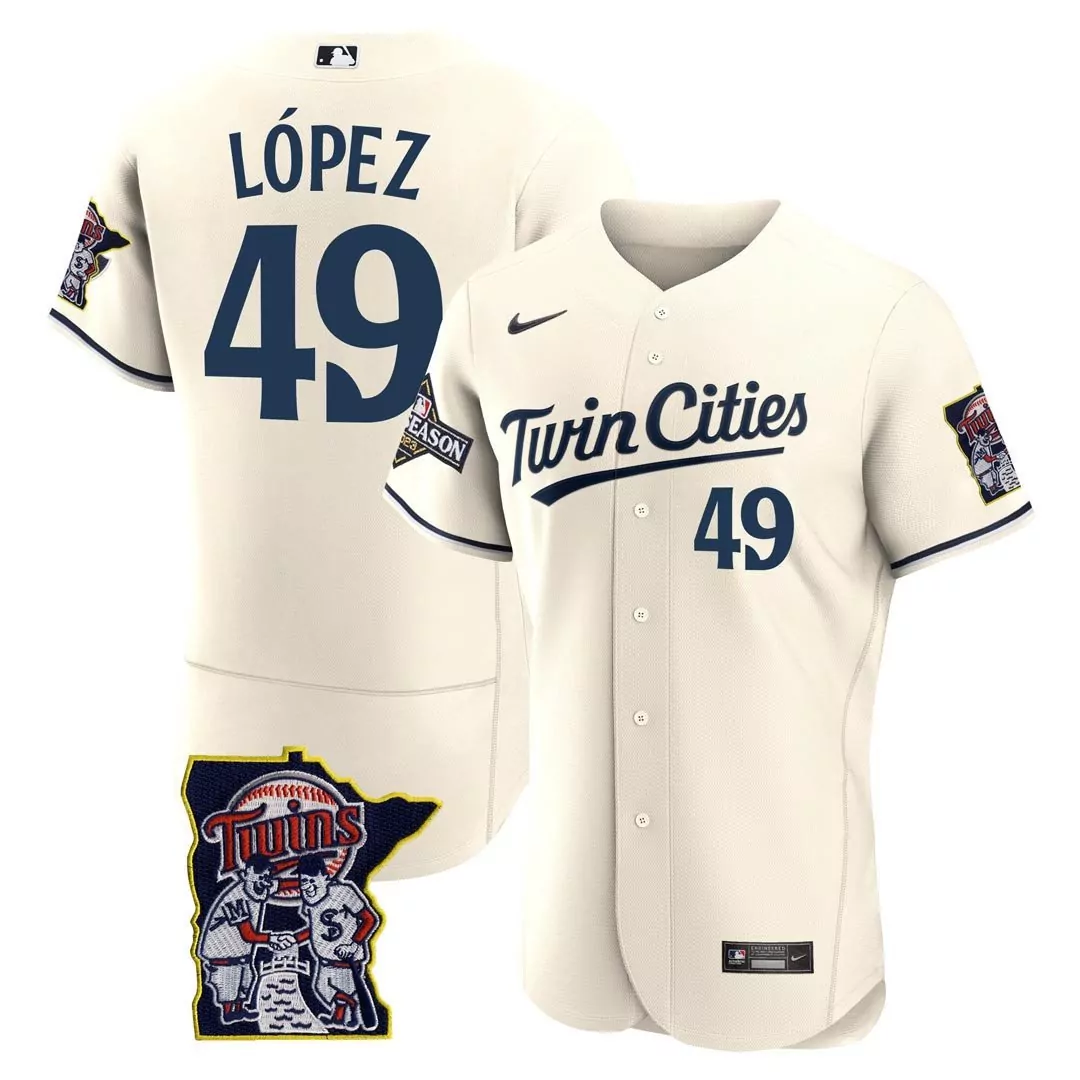 cream men minnesota twins prince patch vapor premier limited custom jersey v3 all stitched