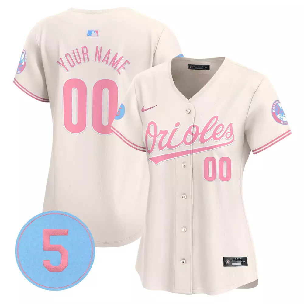 cream unisex unisex baltimore orioles robinson patch vapor premier limited custom jersey v3 all stitched