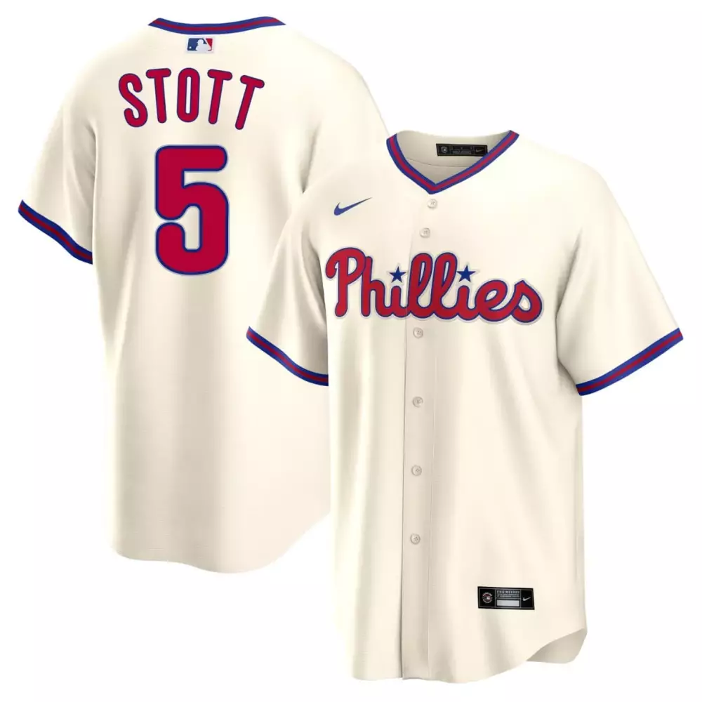 Bryson Stott Phillies Jersey Collection | Cream Women's All Stitched | For Men, Women & Youth