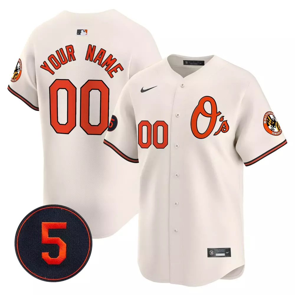 cream youth baltimore orioles purple vapor premier limited custom jersey all stitched