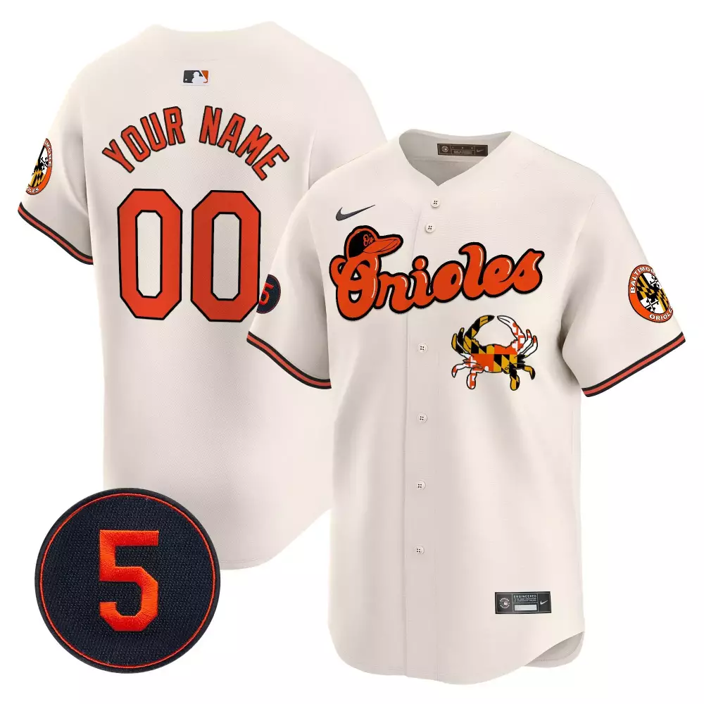 cream youth baltimore orioles purple vapor premier limited custom jersey all stitched