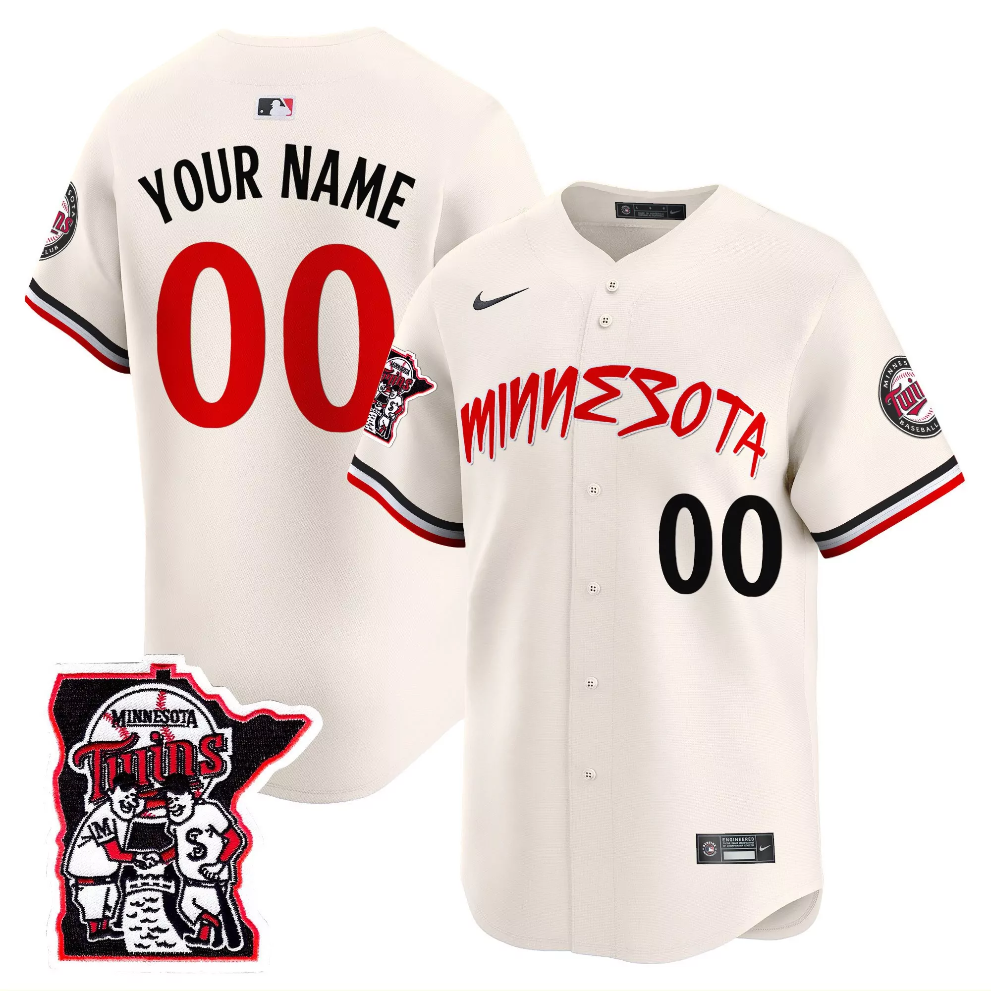 cream youth minnesota twins prince patch vapor premier limited custom jersey all stitched
