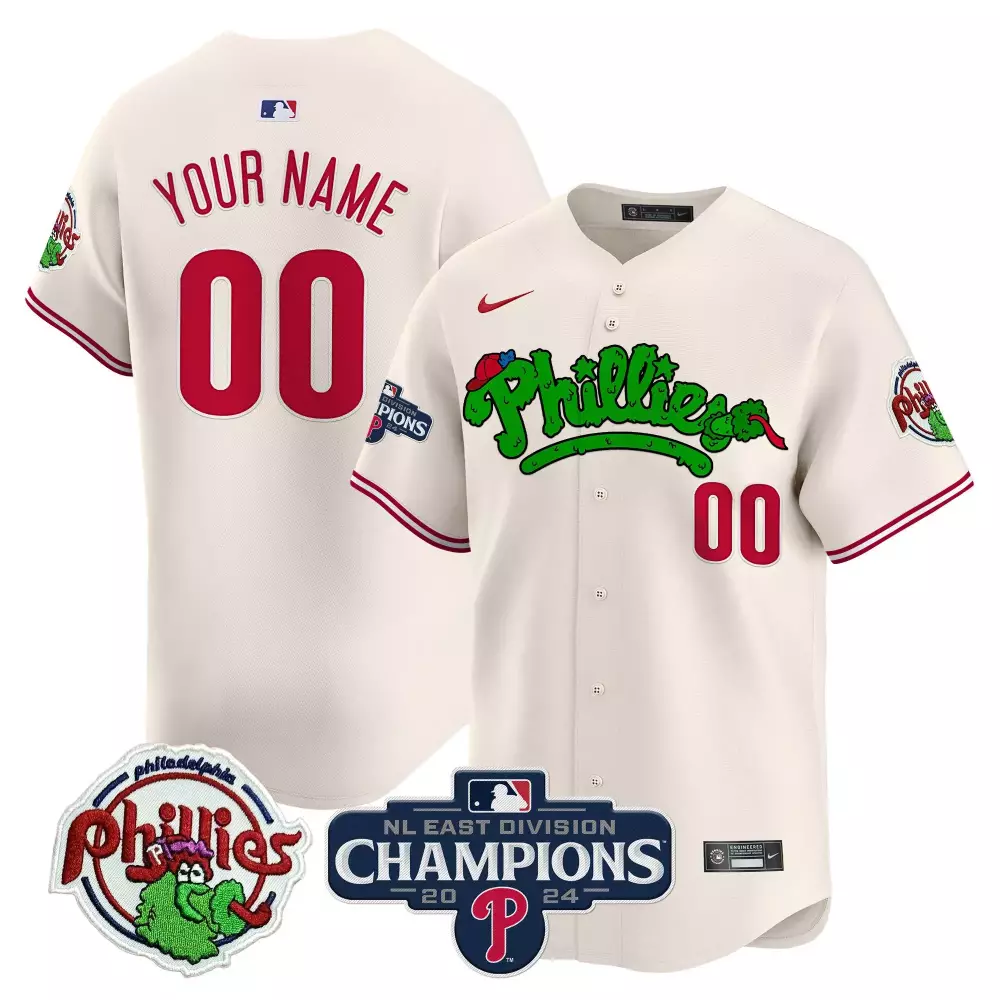 Youth Philadelphia Phillies Meek Mill Cream Jersey | Stitched Vapor Premier Limited Edition | Fan Gear for Men, Women & Youth
