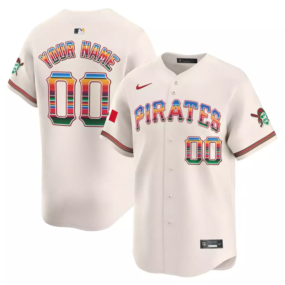 cream youth pittsburgh pirates 412 patch vapor premier limited custom jersey v6 all stitched