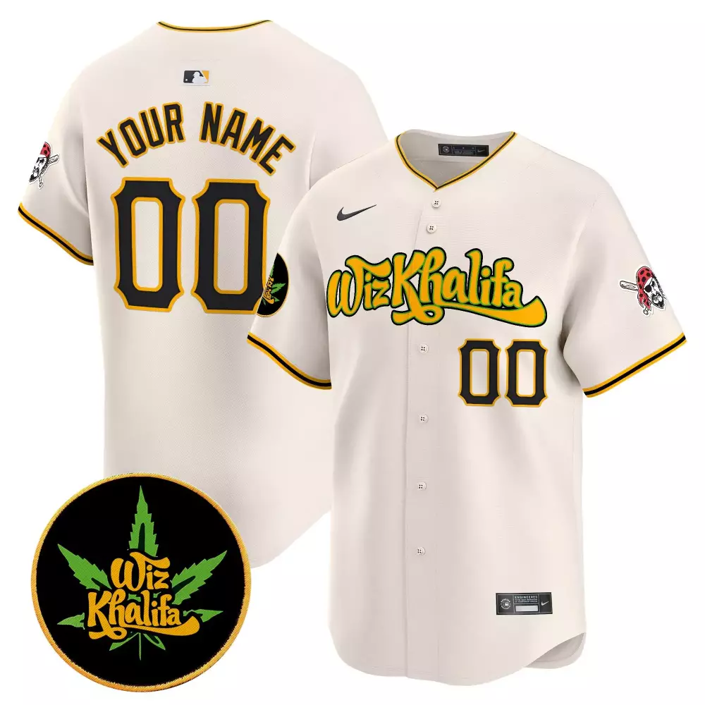 cream youth pittsburgh pirates 412 patch vapor premier limited custom jersey v6 all stitched