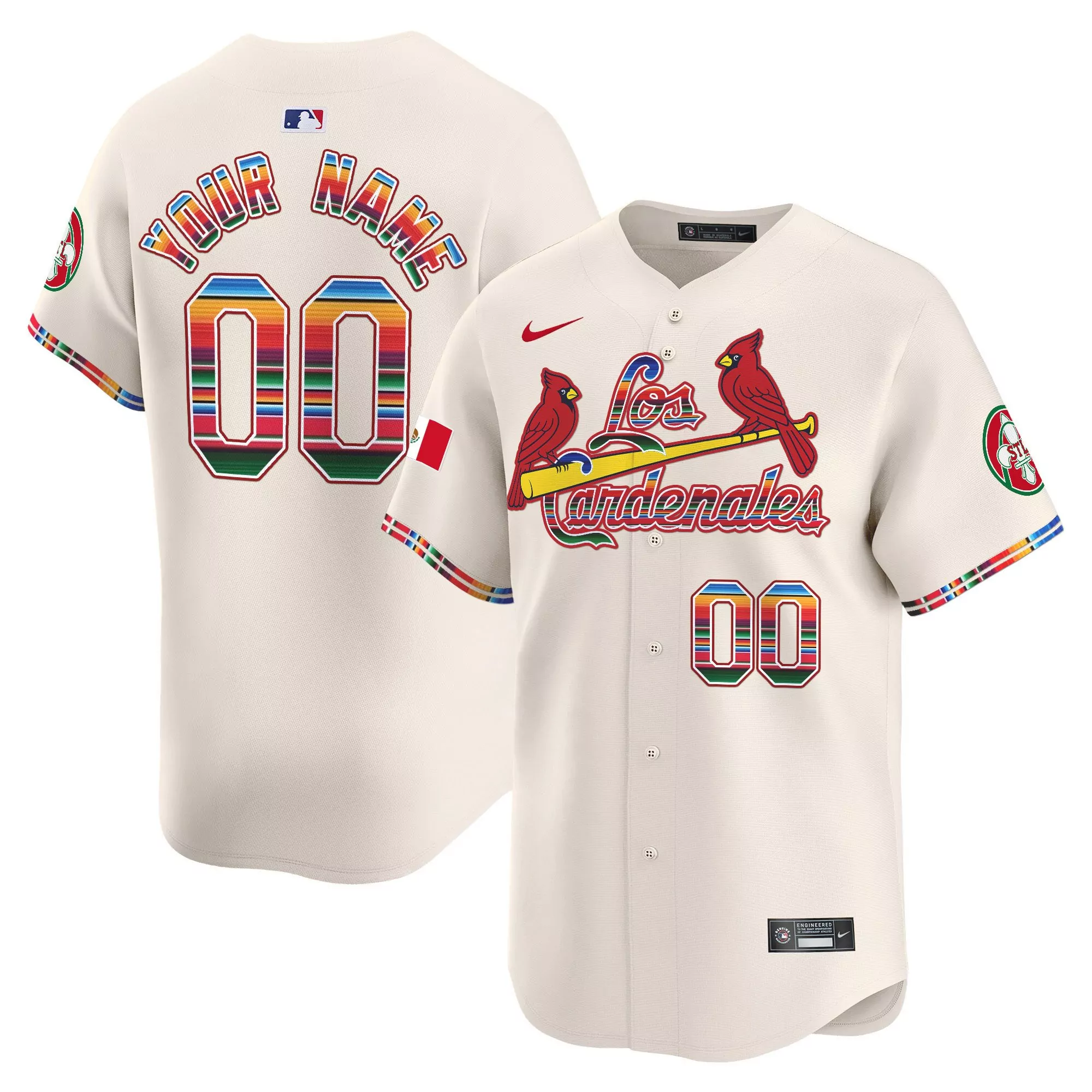 cream youth st louis cardinals bubblegum pink vapor premier limited custom jersey all stitched