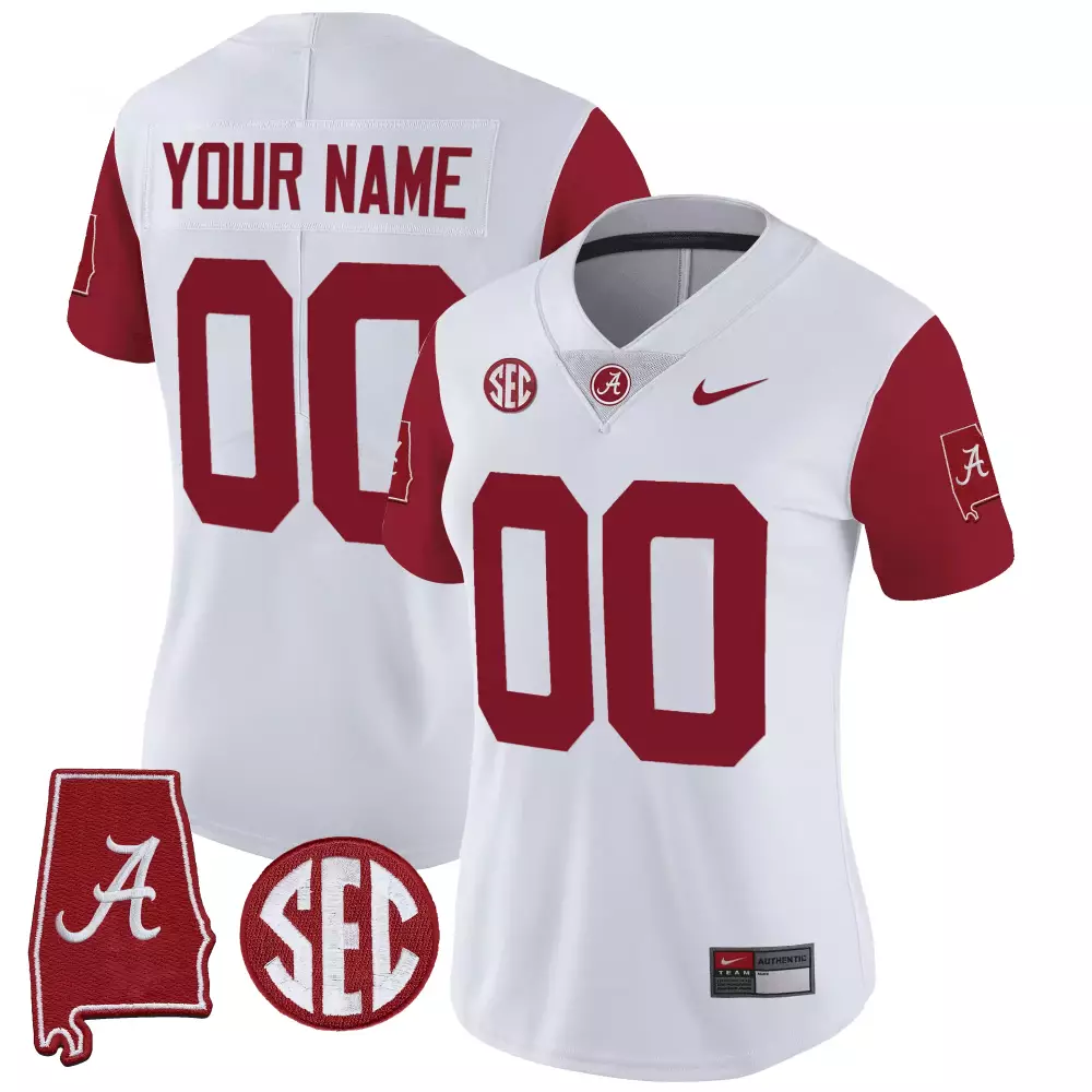 crimson sleeves women alabama crimson tide vapor limited custom jersey alabama map all stitched