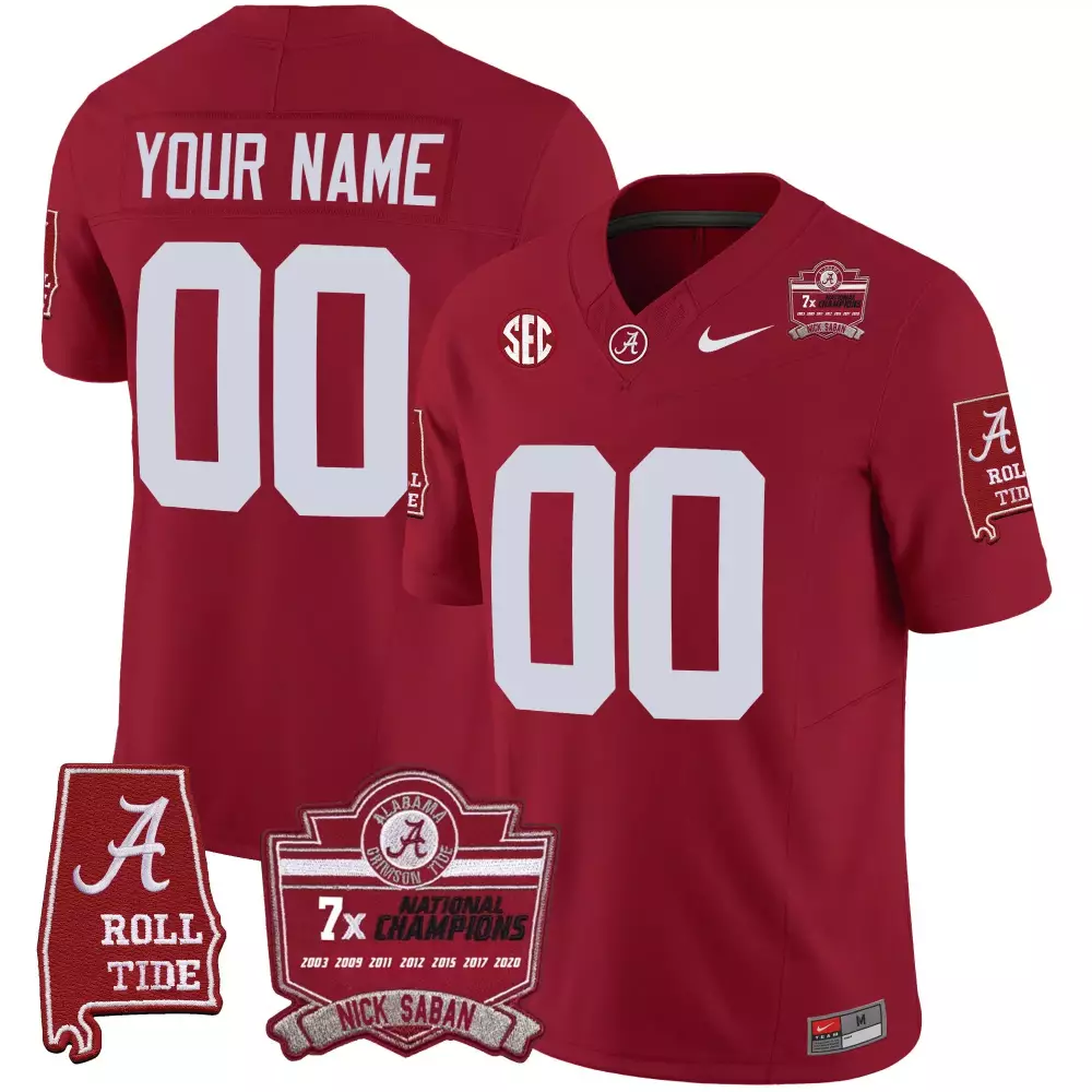 crimson youth alabama crimson tide final four patch baseball custom jersey all stitched