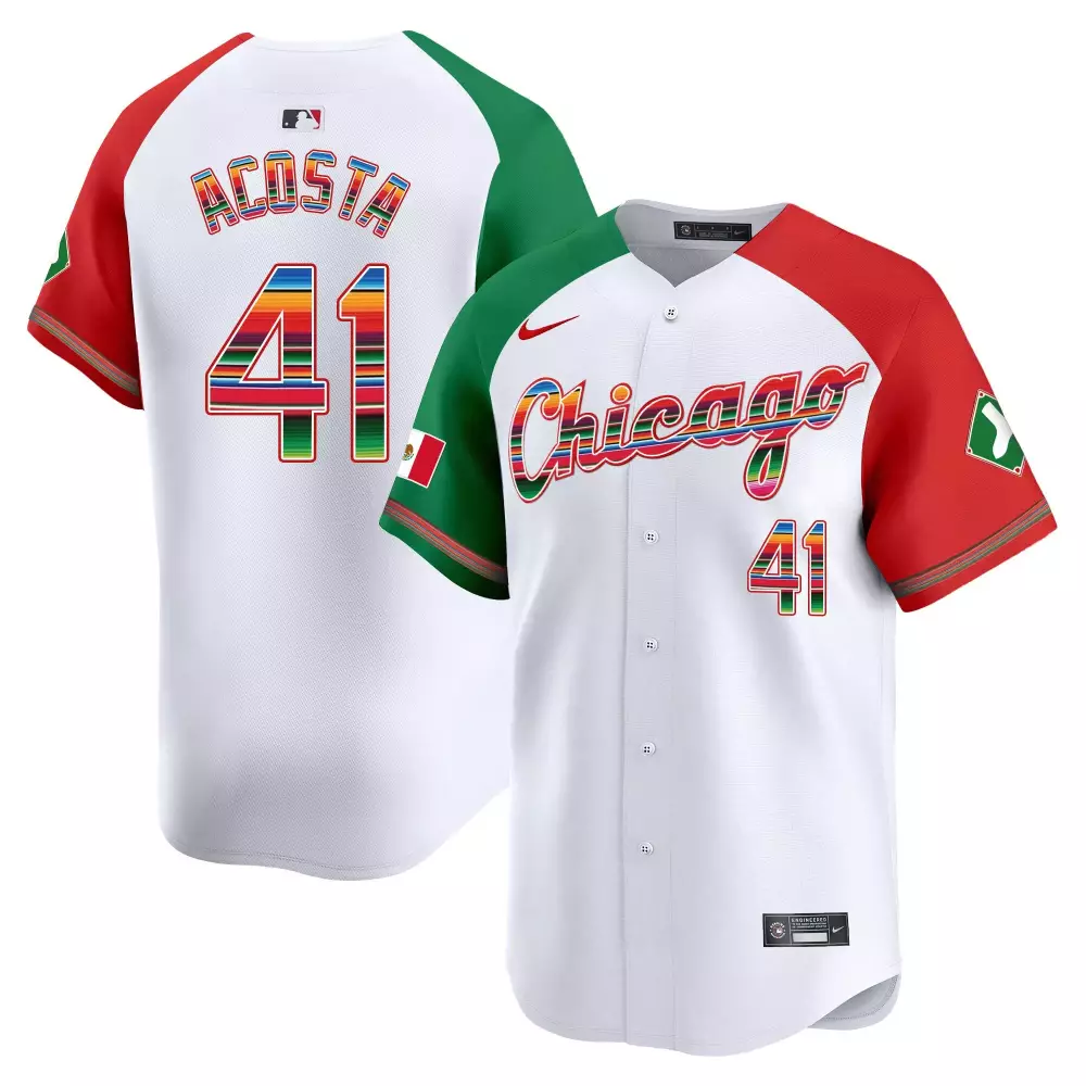 cy acosta alternate mens chicago white sox mexico vapor premier limited jersey v2 all stitched