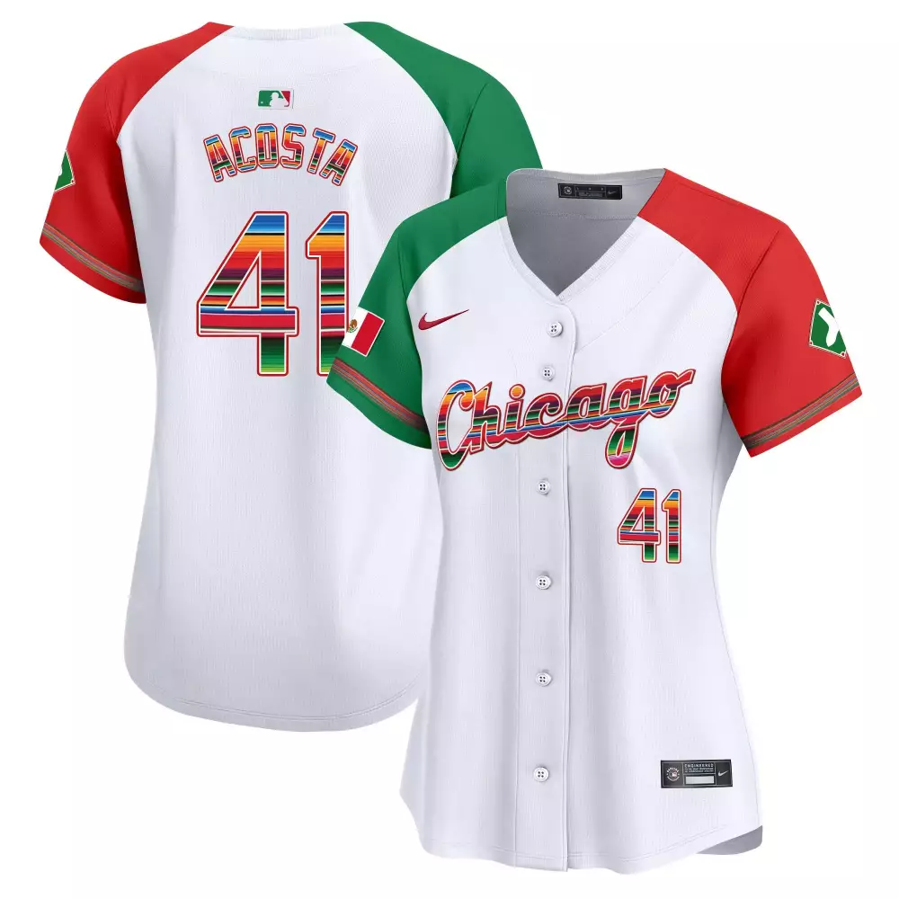 cy acosta alternate mens chicago white sox mexico vapor premier limited jersey v2 all stitched