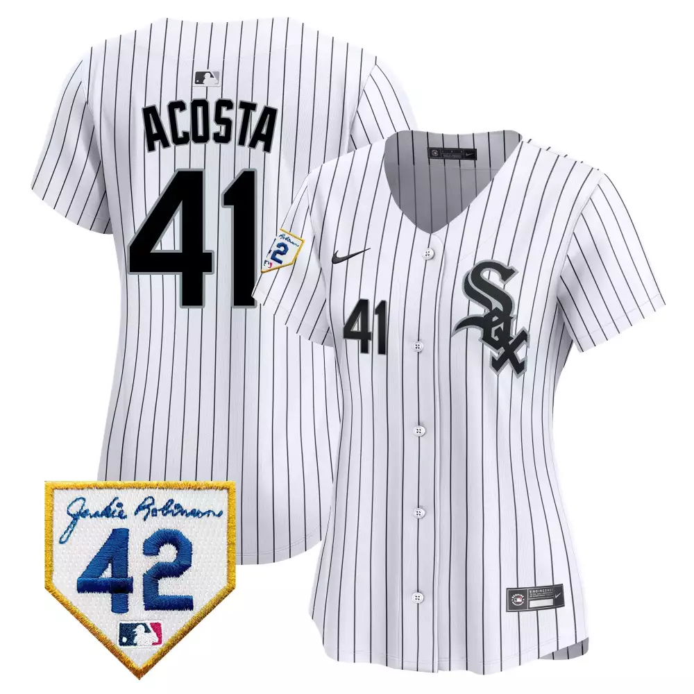 Cy Acosta White Men's Chicago White Sox Mexico Vapor Premier Limited Jersey V3 | All Stitched Fan Gear | For Men, Women & Youth