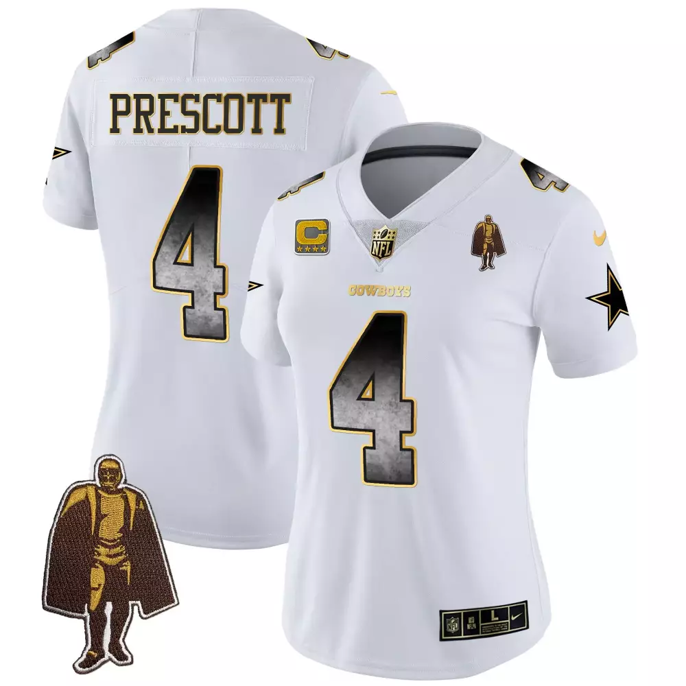 Dak Prescott Dallas Cowboys 2023 Stitched Vapor Jersey | Deep Purple with Est 1960 Patch | Limited Edition Fan Gear | For Men, Women & Youth