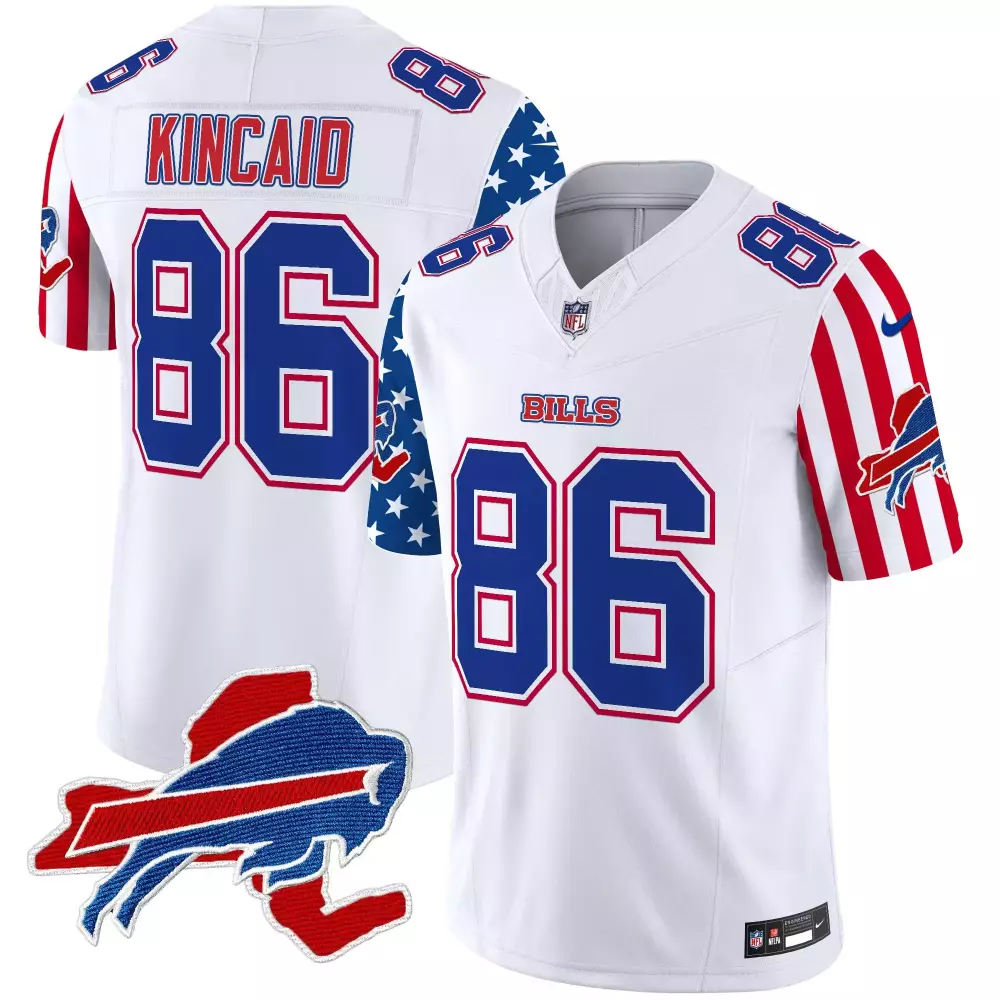 Dalton Kincaid Buffalo Bills White 2025 Rivalries Collection Limited Jersey | Exclusive Fan Gear for Men, Women & Youth