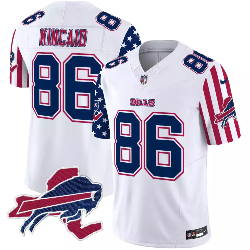 Dalton Kincaid Buffalo Bills White 2025 Rivalries Collection Limited Jersey | Exclusive Fan Gear for Men, Women & Youth