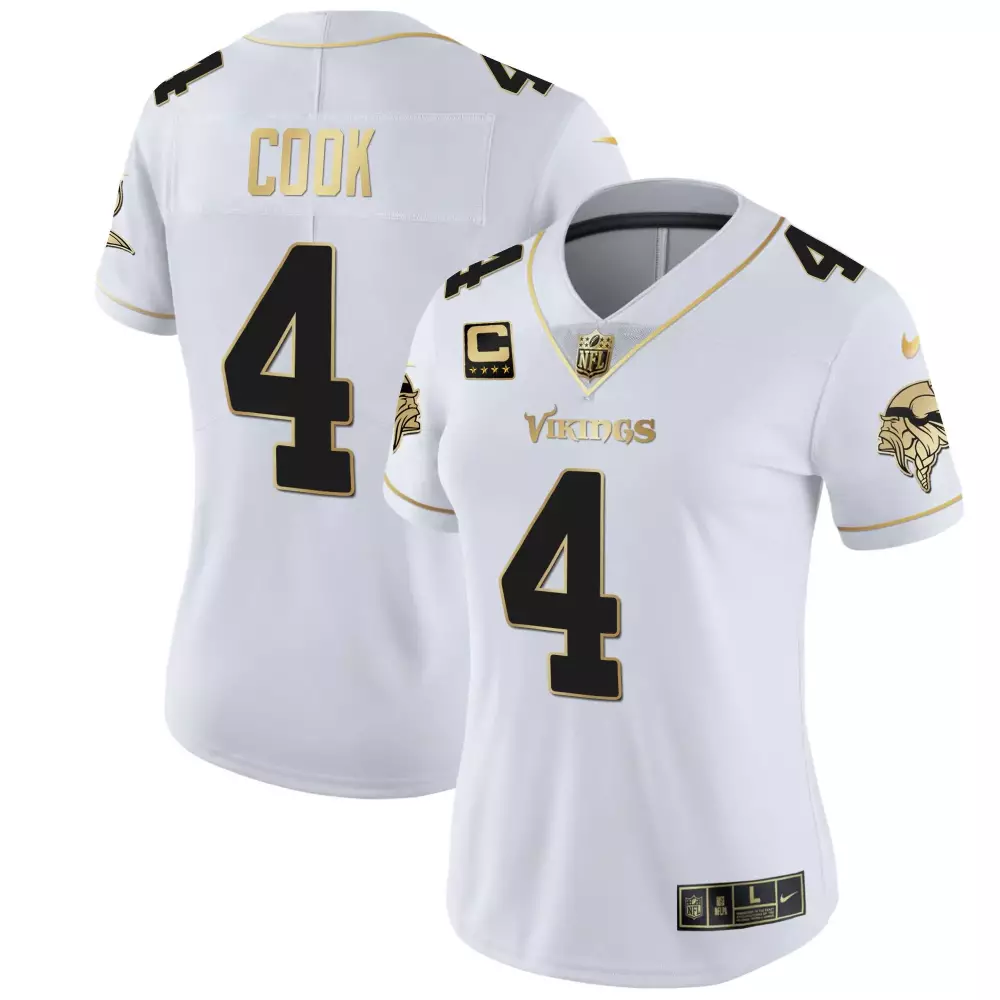 dalvin cook split mens minnesota vikings gold purple jersey all stitched