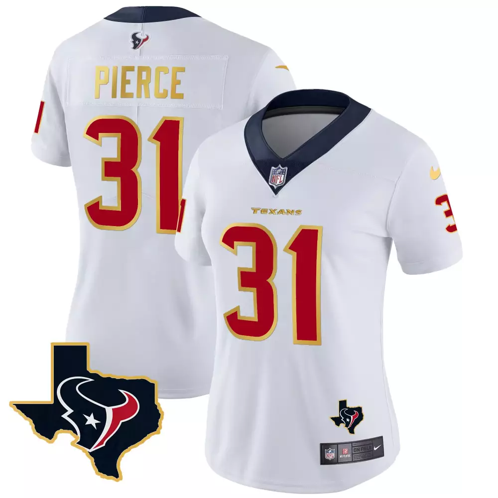 dameon pierce white womens houston texans dj screw vapor limited jersey all stitched