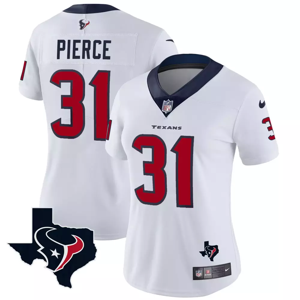 dameon pierce white womens houston texans dj screw vapor limited jersey all stitched