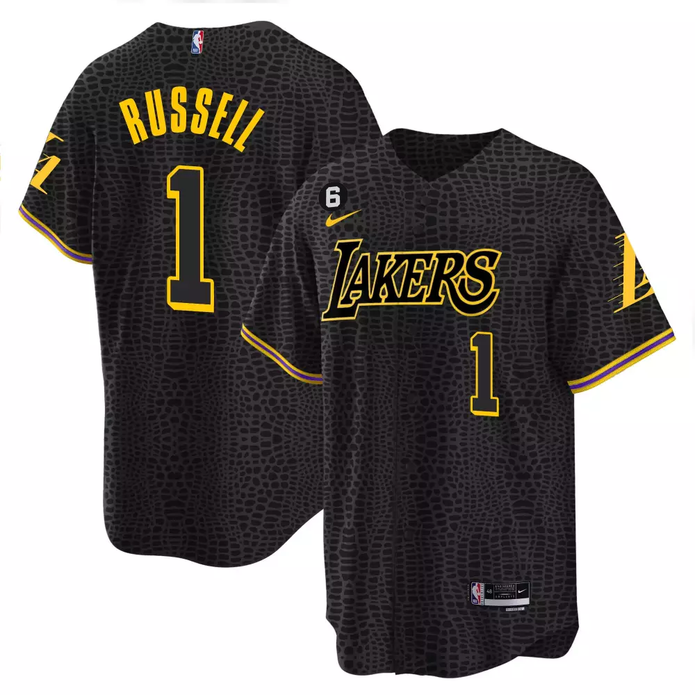 dangelo russell kobe gigi mens los angeles lakers 2023 jersey collection all stitched