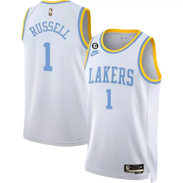dangelo russell kobe gigi mens los angeles lakers 2023 jersey collection all stitched