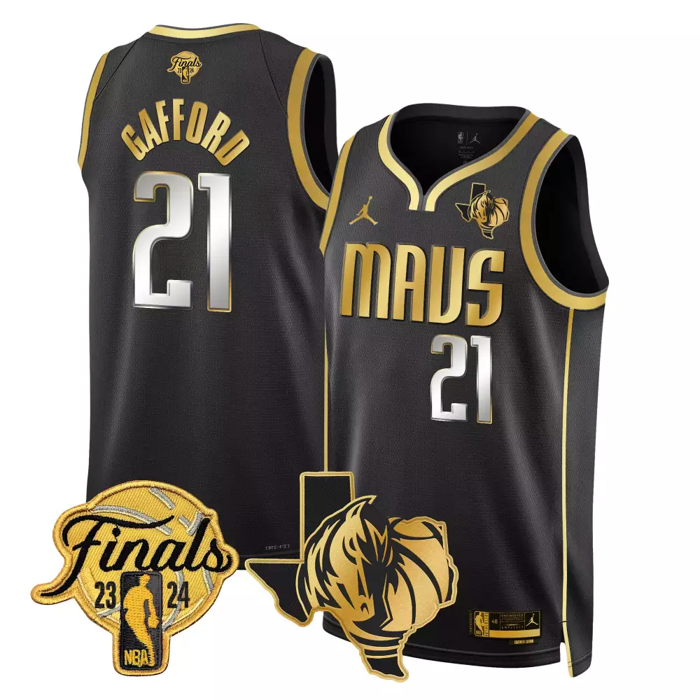 daniel gafford association mens dallas mavericks swingman jersey v2 all stitched